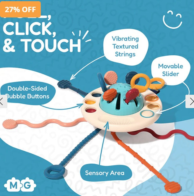 Montessori Silicone Pulling Toy