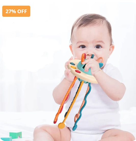 Montessori Silicone Pulling Toy