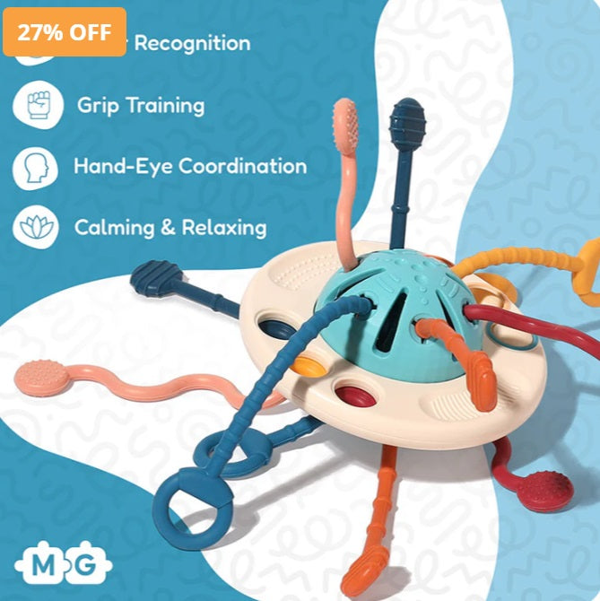 Montessori Silicone Pulling Toy