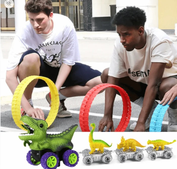 DinoSwift Set – Soar with the Anti-Gravity Dinosaur Car